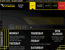 Tablet Screenshot of greaterbostonfit.com